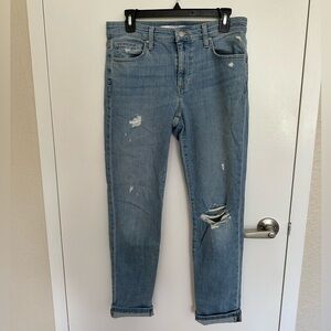 Joe's Jeans Boyfriend Slim Ankle Blue Jean
